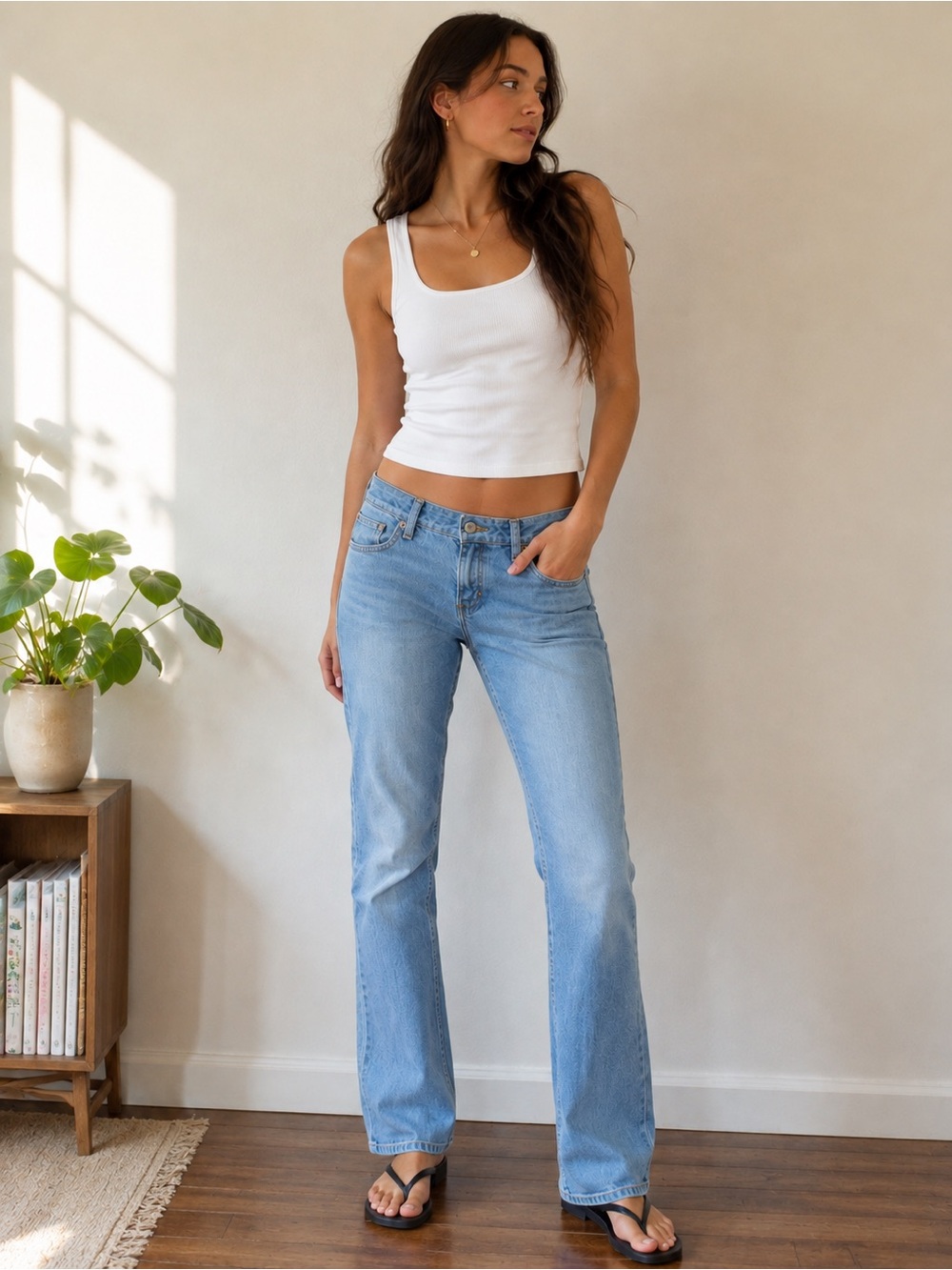 Vintage Denim Y2K Old Navy Low Rise 100% Cotton Jeans